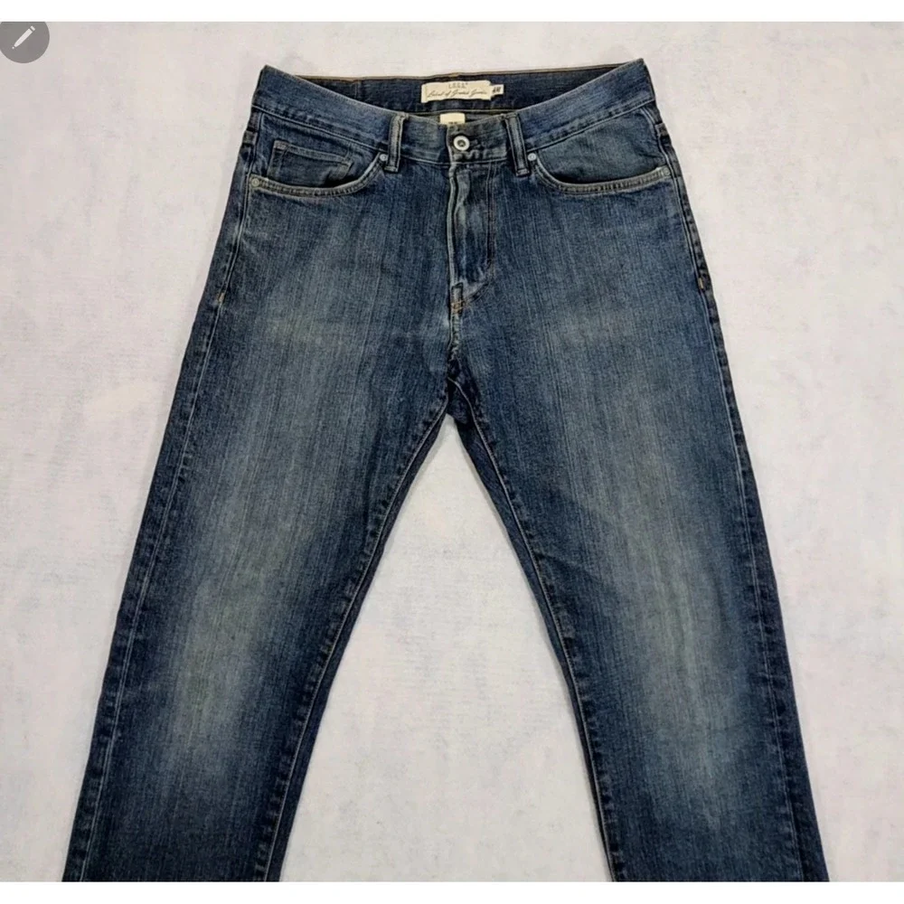 H & M Jeans Mens 30X32 Skinny Fit LOGG Liberty Of Garden Goods ( Vintage‎ Wash )